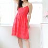 Dresses * | Very J Petite Cotton Eyelet Dress (Tomato)