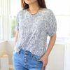 Tops & Sweaters * | Paper Crane Made In Usa Petite Back Tie Strap Top