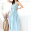 Dresses * | Final Touch Petite Maxi Dress (Bahama Blue)