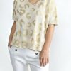 Tops & Sweaters * | Amoli Petite Leopard Print Top Tops & Sweaters