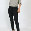 Jeans & Pants * | Just Usa Jeans & Pants Petite Mid Rise Black Skinny Jeans (26 Inseam)