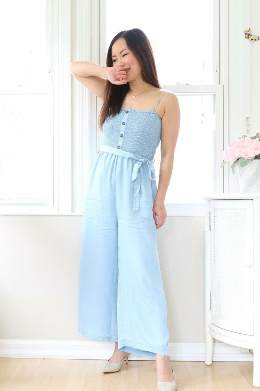 Jumpsuits & Rompers * | 2Ne1 Apparel Petite Cami Strap Jumpsuit New Arrivals