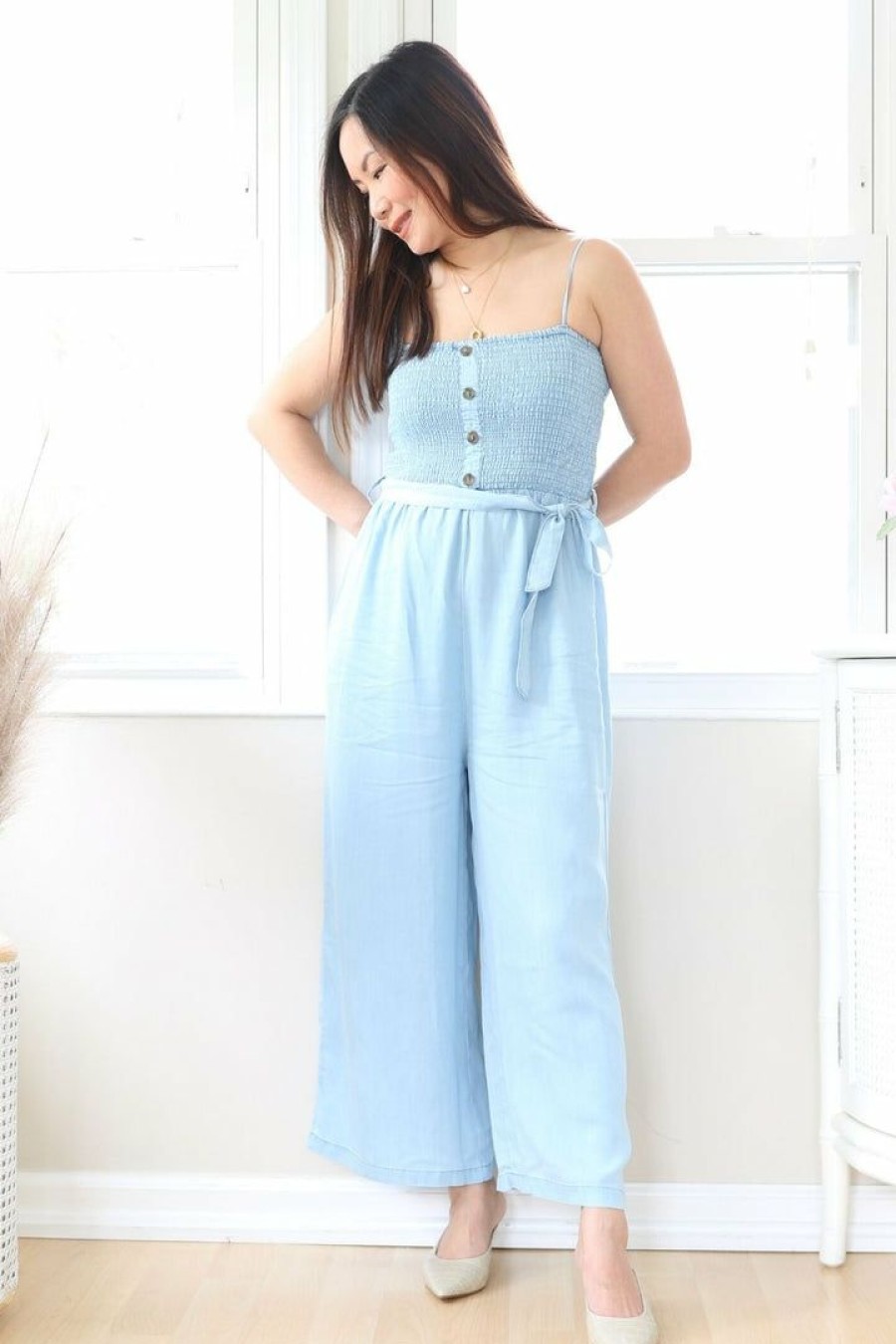 Jumpsuits & Rompers * | 2Ne1 Apparel Petite Cami Strap Jumpsuit New Arrivals