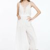 Jumpsuits & Rompers * | Encreme Emma Petite Striped Jumpsuit Jumpsuits & Rompers